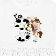 thumbnail image 4 of Inktastic I'm Three-cowgirl Riding Horse Birthday Girls Toddler Dress, 4 of 5