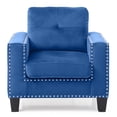 thumbnail image 4 of Glory Furniture Nailer G313A-C Navy Blue Chair, 4 of 7