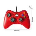 thumbnail image 3 of 2 uds. Controlador Juegos con Cable Gamepad Ergonómico para Xbox 360 Rojo, 3 of 3