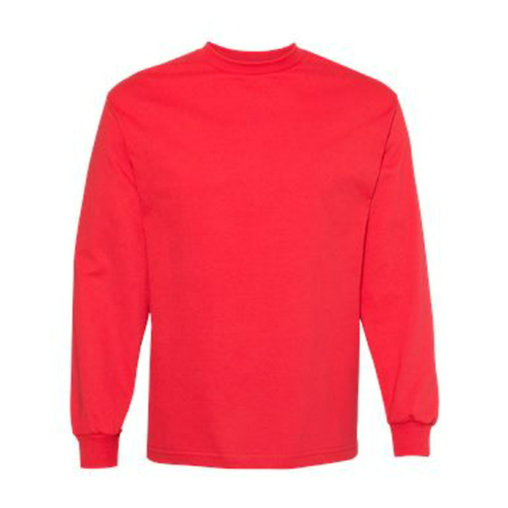 Alstyle - ALSTYLE Classic Long Sleeve T-Shirt 1304 Red M - Walmart.com ...
