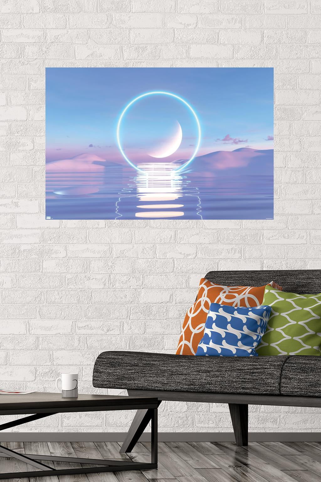 Water Landscape Wall Poster, 22.375" x 34"