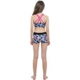 thumbnail image 2 of CHICTRY Girls Two Piece Swimwear Tankini Set Crop Tops with Shorts Swimsuit Colorful 10, 2 of 7
