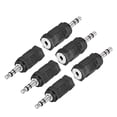 thumbnail image 5 of Uxcell 0.14'' Male to 0.1'' Female Connector Adapter Coupler 6Pcs for Stereo Audio Video Cable Convert, 5 of 5