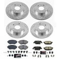 thumbnail image 3 of Power Stop Front and Rear Ceramic Brake Pad and Drilled and Slotted Rotor Kit K6973, 3 of 10