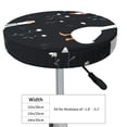 thumbnail image 2 of Uemuo Fashionable Goose Pattern Round Bar Stool Seat Covers Washable Stool Cushion Slipcover Elastic Bar Chair Covers-12 inch, 2 of 7