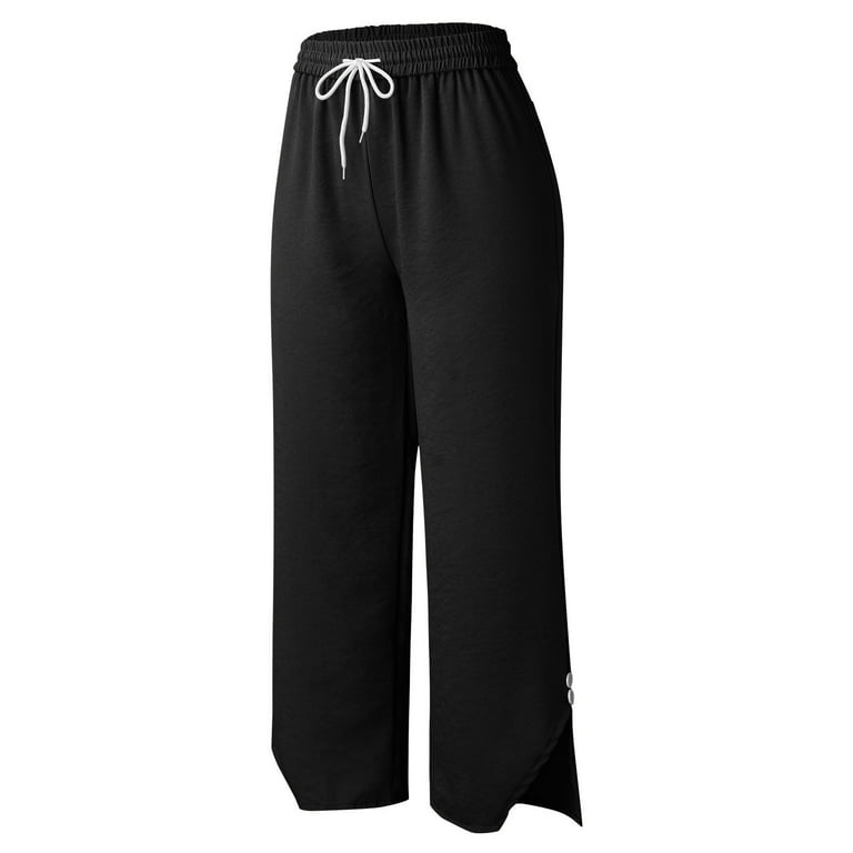 CAICJ98 Womens Fall Fashion 2023 Sport Pants for Women - Running Jogger  Womens Sweatpants with Pockets Black,3XL 