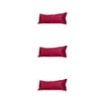 thumbnail image 1 of Kearding Funda de almohada larga completa de cuerpo de seda de lujo de color sólido Rojo 48x120cm Type1 NO1, 1 of 6