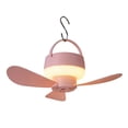 thumbnail image 1 of Outdor Rechargeable Small Ceiling Fan With Remote Control Dormitory Bed USB Fan Portable Outdoor Camping Night Light Fan, 1 of 5