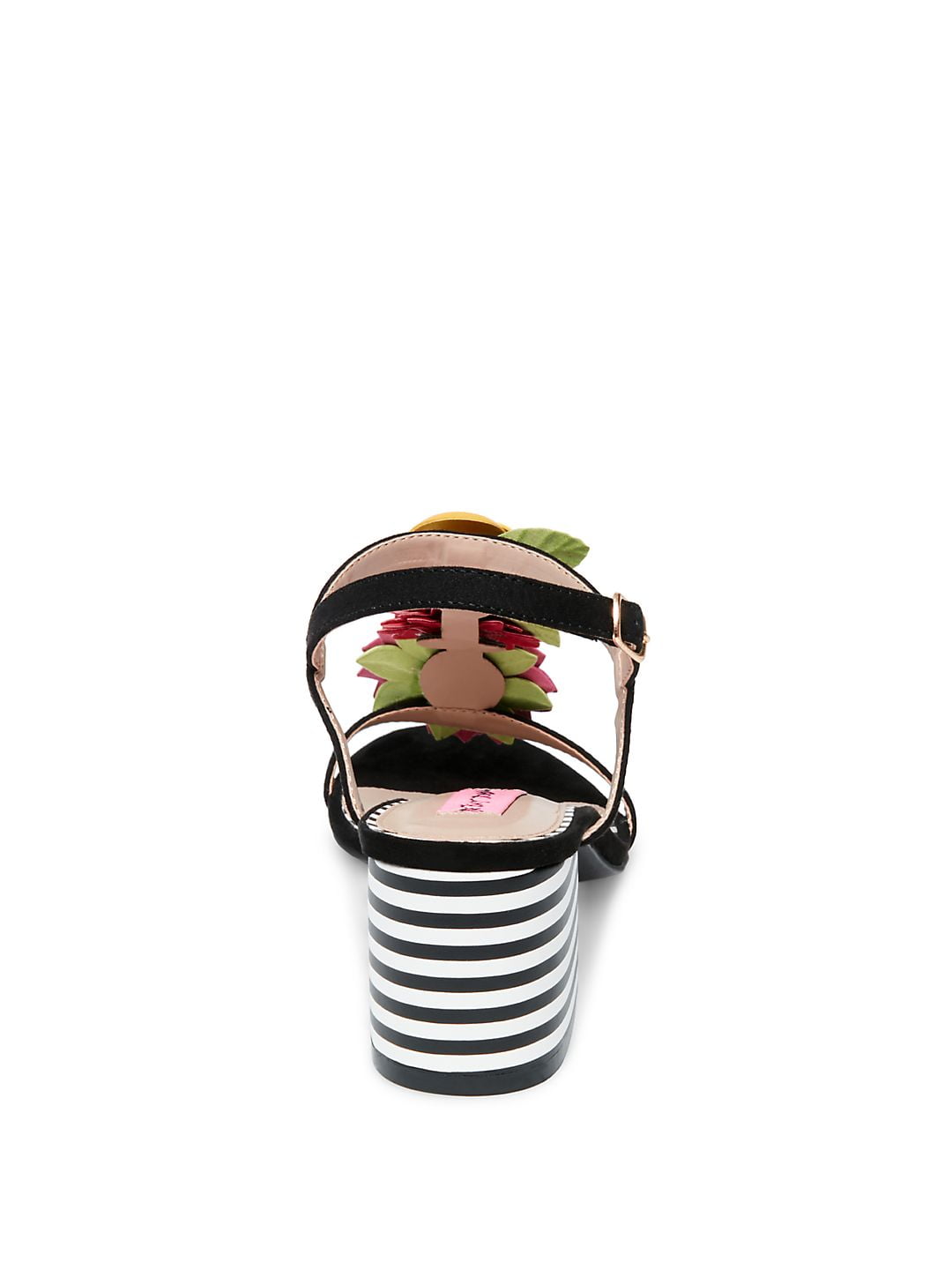 betsey johnson blue adde faux leather sandals