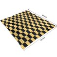thumbnail image 4 of Checkerboard Grid Flannel Throw Blanket - Soft & Warm - Bed Throw Blanket for Couch Bed Sofa - All-Season Comfort 50x60 (Black), 4 of 5
