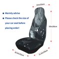 thumbnail image 4 of Vsdgher Forest Black Ghost Warrior Automotive Seat Covers for Cars Trucks and SUVs – Car Seat Covers for Truck Seat Protectors Set of 2, 4 of 7