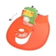 thumbnail image 2 of Sombrero con ventilador de enfriamiento Sombrero para el sol Ventilador incorporado Tres configuraciones Recargable Protección solar dinosaurio naranja, 2 of 9