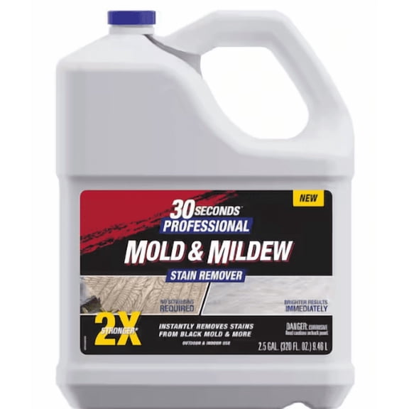 30 Seconds 2.5 gal Professional Outdoor Cleaner Mold and Mildew Stain Remover