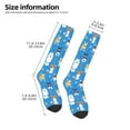 thumbnail image 5 of Balery Cute Dogs Printed Novelty Socks Men's Women's Crew Socks Sports Socks Knee High Socks Cotton Socks Quirky and Cool Socks, 5 of 9