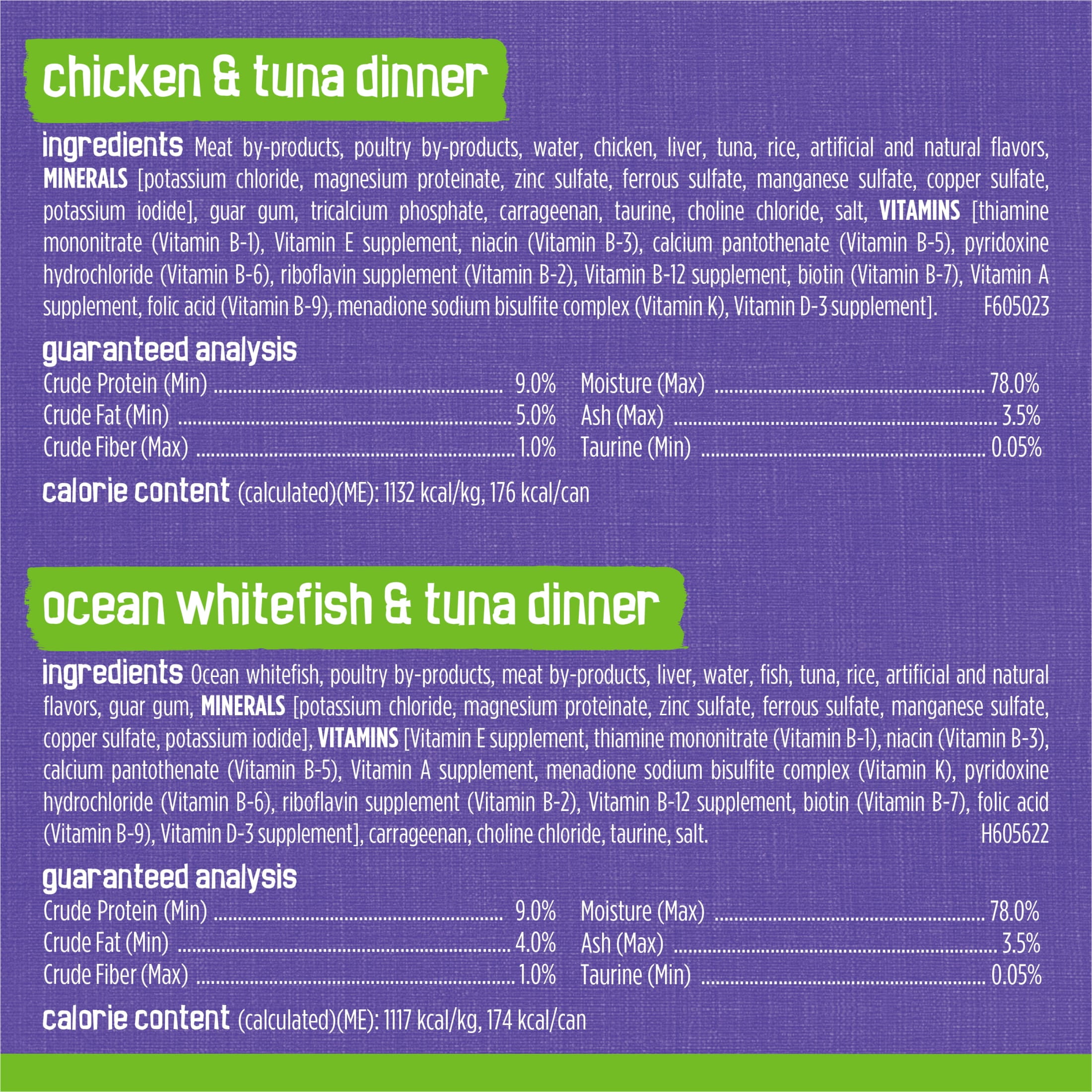 (2 pack) Purina Friskies Pate, Soft Seafood and Chicken Variety Pack, Wet Cat Food, 5.5 oz Cans