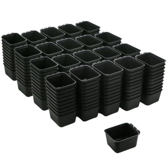 The ROP Shop 200-Pack - Black Cage Cup for Chickens, Dogs, Pheasants, Rabbits Feed & Water
