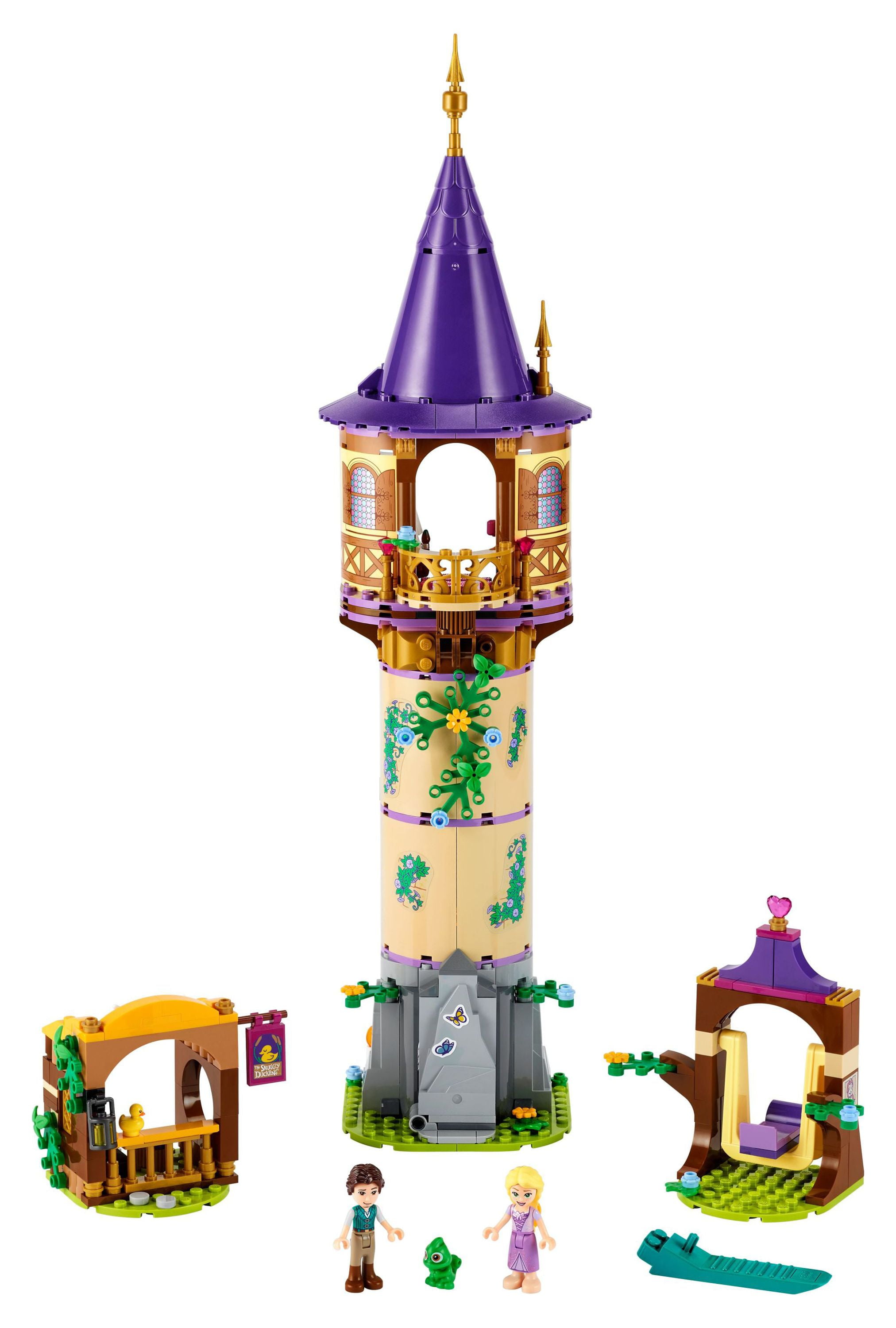 LEGO Disney Princess Rapunzel's Tower 43187 Building Set - Castle Toy Kit,  Playset with 2 Mini-Dolls and Pascal Figure from Tangled Movie, Ideal Gift