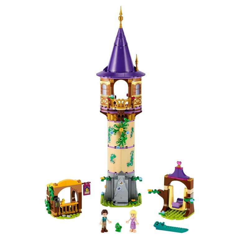 LEGO Disney Princess Rapunzel's Tower 43187 Building Set - Castle Toy Kit,  Playset with 2 Mini-Dolls and Pascal Figure from Tangled Movie, Ideal Gift