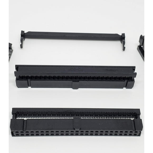 Pc Accessories - Connectors Pro 2X25 50-Pin 2.54mm 0.1" Dual Row IDC Socket for 1.27mm Flat Ribbon Cable, 10 PCS Pack