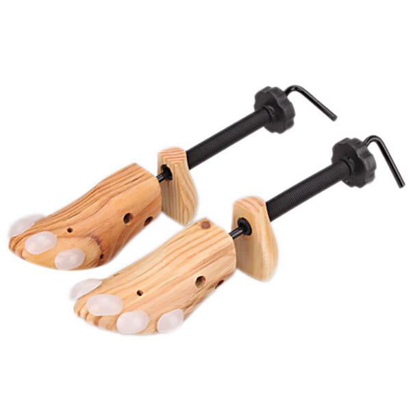 One Pair Women Shoe Stretcher 2-Way Wood Ladys Shoes Stretcher Sizes From 5-10 