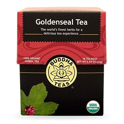 Goldenseal Tea Organic Herbs 18 Bleach Free Tea Bags