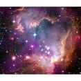 thumbnail image 2 of CafePress - Galaxy Stars Space Nebula Pink Purpl Throw Blanket - Soft Fleece Throw Blanket, 50"x60" for All Ages, 2 of 2