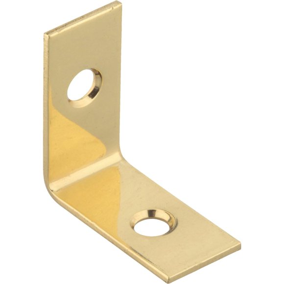 Soporte de 1 x 1/2, paquete de 4 unidades, acabado en latón de Spectrum Brands