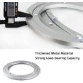 thumbnail image 4 of Lazy Susan Dining Turntable Base Bearing Heavy Duty Ball Bearing - Metal Swivel Turntable Ring Smooth 360 Degree Rotating Large Kitchen Turn Table Swivel Base Stand Plate, 4 of 7