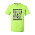 thumbnail image 2 of Wild Bobby Gifted Black and Proud Black Pride Men's Graphic T-Shirt, Safety Green, 3X-Large, 2 of 5