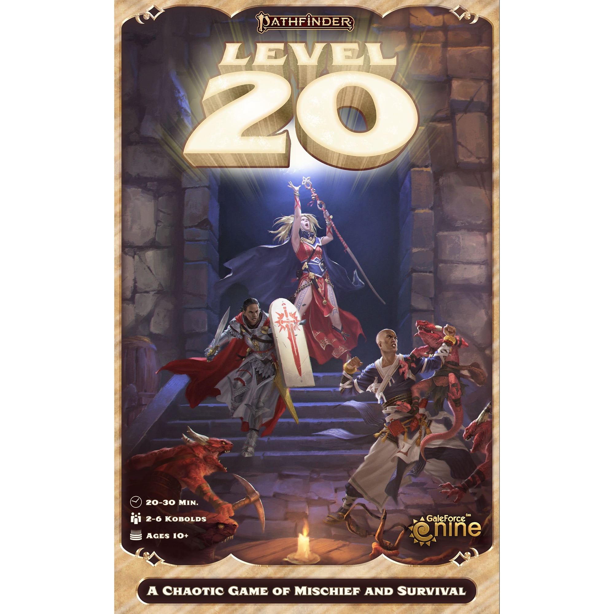 Pathfinder: Level 20 - Strategy Boardgame, Ages 10+, 2-6