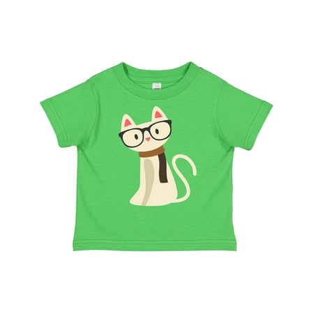 

Inktastic Hipster Cat Gift Toddler Boy or Toddler Girl T-Shirt