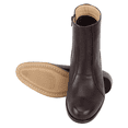 thumbnail image 3 of LIBERTYZENO Mens Genuine Leather Ankle Boots Side Zipper Mens Dress Boots, Brown, 3 of 9