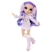 Rainbow High Winter Break Violet Willow Fashion Doll Playset with 2 Outfits and Winter Accessories