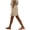 Beige, variant on BLVB Bermuda Shorts for Women Summer Casual Lace Elastic Waist Drawstring Cute Lounge Shorts Beach Vacation Outfits