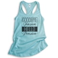 thumbnail image 1 of Goodbye Tension Hello Pension Tank Top, Ladies Racerback Tank Top, Retirement Tank, Retiree Retired Tank, Cancun, Large, 1 of 3