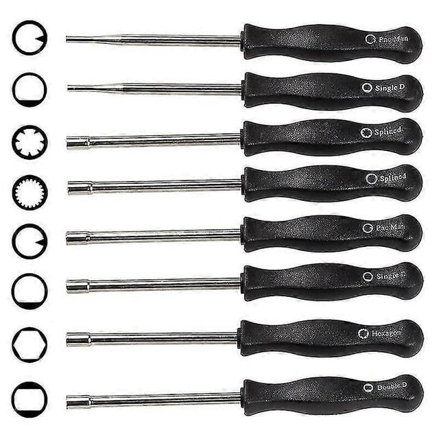 8 Different Carburetor Screwdrivers Carburetor Adjustment Tool Set Carburetor Adjustment for 2 Stroke Engines