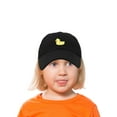 thumbnail image 3 of DALIX Cute Ducky Hat Youth Baseball Cap for Kids Girls and Boys in Black, 3 of 7