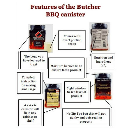 Butcher BBQ Pork Injection or Marinade 16 oz. Deep Pork Flavor Gluten & Msg Free