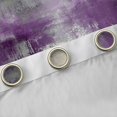 thumbnail image 4 of Homewish Purple Geometric Plaid Blackout Curtains Set of 2 (52x84 Each),Modern Abstract Art Curtain, 4 of 6