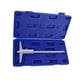 thumbnail image 1 of Calibre de profundidad de 0 a 150 mm, calibrador Vernier de profundidad duradero, herramienta de medición precisa, profundímetro con caja, 1 of 7