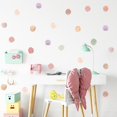 thumbnail image 2 of Un conjunto de pegatinas de pared, decoración de pared, pegatinas de pared para dormitorio, sala de estar, oficina, pegatinas de pared de puntos coloridos, 2 of 5