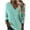Mint Green, variant on JNGSA Women V Neck Sweatshirts Casual Long Sleeve Oversized Pullover Sweatshirt Loose Comfy Tops