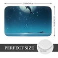thumbnail image 2 of Kdxio Night Sky Moon Dolphin,16" x 24", Non-Slip Front Door Mats,Outdoor Welcome Mat Washable, 2 of 9