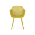 thumbnail image 3 of Christopher Knight Home Davina Outdoor Dining Chair Set of 2, Yellow, 3 of 9