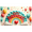 1A, variant on Rainbow Theme Happy Birthday Banner Colorful Balloons Star Decorations Birthday Celebration for Kids Party Indoor Decoration Photo Shoot
