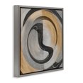 thumbnail image 4 of Stupell Industries Centric Circular Swoop Abstract Painting Gray Floater Framed Canvas Art Print Wall Art, 25 x 25, 4 of 10