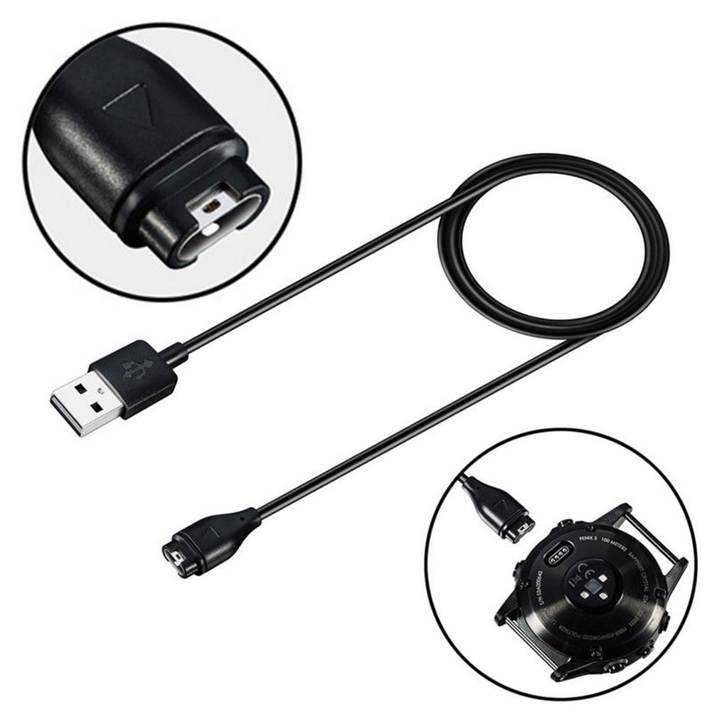 1m/3.3ft Fast Charger Dock Base Charging Sync Data Cable for Garmin Fenix 5 *DC 