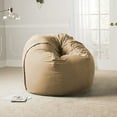 thumbnail image 7 of Jaxx Saxx 5 Foot Large Bean Bag w/ Removable Cover, Camel, 7 of 7