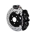 thumbnail image 6 of WILWOOD FRONT & REAR BIG BRAKE KIT WITH FREE BRAKE LINES & BRAKE FLUID, AERO6 15 FRONT & 14 AERO4 REAR, BLACK CALIPERS, DRILLED ROTORS, For 2015-2019 FORD MUSTANG, 6 of 9