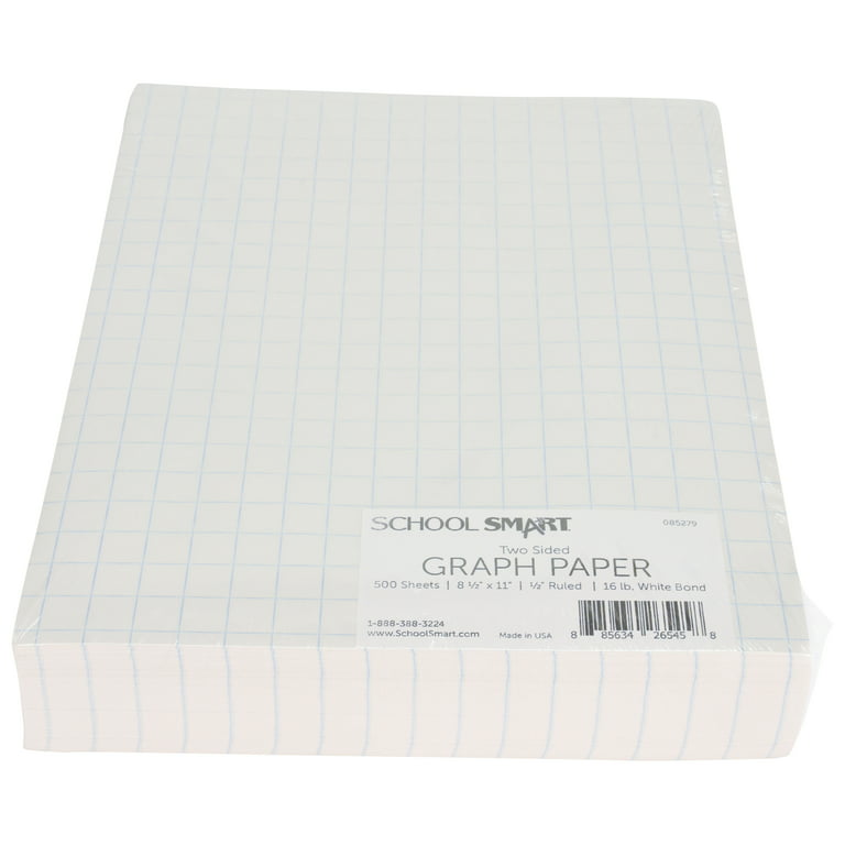 Graph Paper Pads 8.5 x 11, 100 Sheets, Grid Paper, Graphing Paper, Graph  Paper Pad, Math Graph Paper, Grid Paper Pad to Practice and Learn: 4x4  Graph